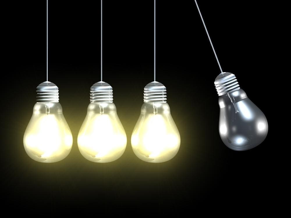 Lightbulb pendulum